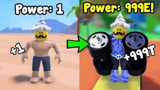 Becoming The Strongest In Gym Star Simulator Roblox!