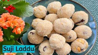 Suji Laddu / Rawa  Laddu / Semolina sweet/ Quick and easy recipe