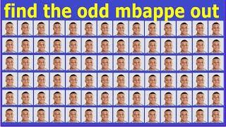 spot the odd kylian mbappe| super quiz game,do you think overcome this challenge?