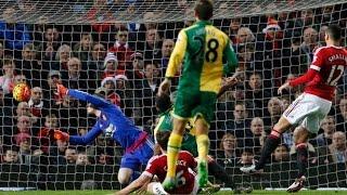 Missed Goal Norwich City vs Manchester United 0-0~~Norwich City vs Manchester United 2016