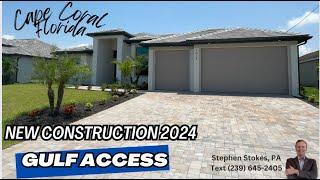 GULF ACCESS UNDER 30 MINUTES | NEW CONSTRUCTION CAPE CORAL, FL #199