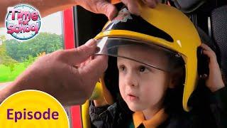 Surprise Fire Engine Visit | Time for School Full Episode