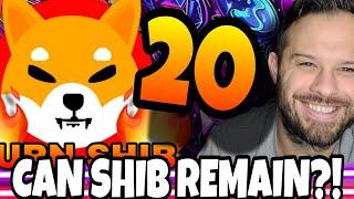 Shiba Inu Coin | Will SHIB Remain In The Top 20 Cryptos?!