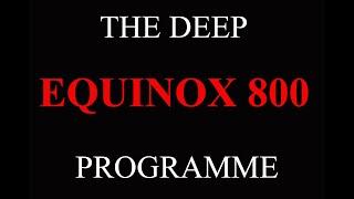 THE DEEP PROGRAMME, minelab equinox 800