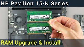 HP Pavilion 15-n Series RAM Upgrade and Installation Guide
