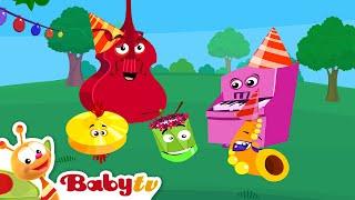 Drum's Birthday Party in the Park  | Musical Instruments for Kids | Full Episode @BabyTV