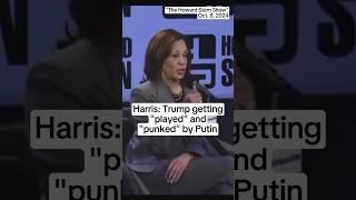 Harris: Trump getting 'played' and 'punked' by Putin