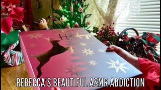 Opening Christmas Gifts from Tiffany! (Soft Spoken only) Unboxing & crinkly tissue paper~ASMR