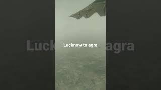 Lucknow to Agra # flight # Take off # landing # viral  # YouTube shorts