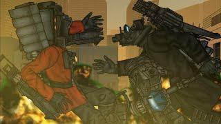 (Dc2/Gmod) Titan Speaker Man vs Titan Camera Man Fight ANIMATION (READ DESC) ‼️