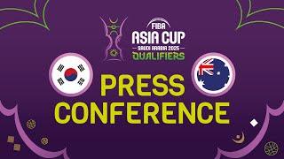 Korea v Australia - Press Conference | FIBA Asia Cup 2025 Qualifiers