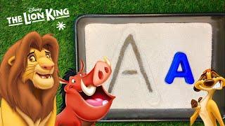 Lion King ABC  - Learn to write the Alphabet with the LION KING characters and songs.
