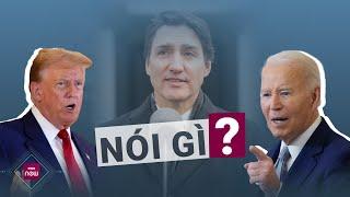 Ông Trump và tổng thống Mỹ Joe Biden nói gì về việc thủ tướng Canada tuyên bố từ chức? | VTC Now