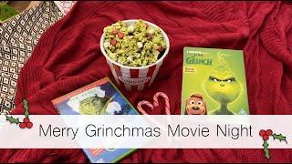 Merry Grinchmas! Grinch themed movie night with themed snacks | Christmas in July