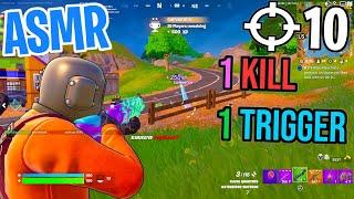 ASMR Gaming  Fortnite 1 Kill = 1 Trigger Relaxing Mouth Sounds  Controller Sounds + Whispering 