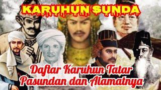 Daftar Karuhun Tatar Pasundan (Karuhun Sunda) Karuhun Anda