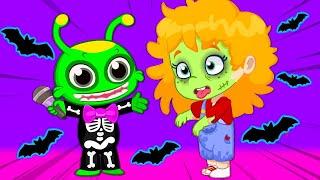 Learning the Emotions With Funny Songs for Kids | Halloween song! Groovy The Martian