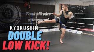 Double Lowkick | Kyokushin Low Kick | Karate for MMA.