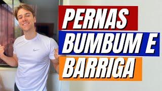 5 exercícios FACEIS para PERDER BARRIGA e Trabalhar o BUMBUM - Henrich Lima