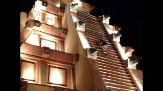 Drunk Man Climbs Mexico Pavilion at Epcot