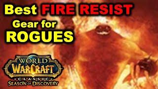 Gearing your Rogue for MAX DPS and MAX FIRE RESIST in Molten Core HEAT