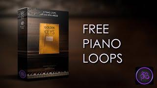 [Free Piano Loop Kit] - "Golden Keys" - | 10 Royalty free loops | by Purple Beatz