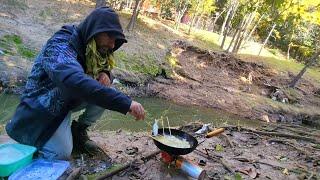 DÍAS de AVENTURA, PESCA y COCINA de MOJARRAS FRITAS. pesca urbana