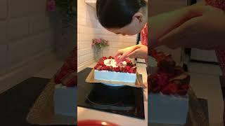 Молочная девочка торт  #Оформления#Процессторты#торты#бисквит