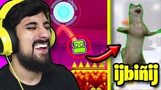 GEOMETRY DASH PERO SI PIERDO SALE UN MEME RANDOM 