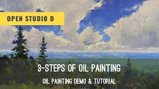 Three Steps of Oil Painting. Learn oil painting with Vlad Duchev.