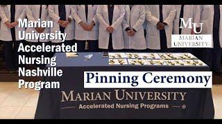 Spring 2020 Marian Accelerated Nursing Program Virtual Pinning Ceremony - TENNESSEE