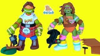 ЧЕРЕПАШКИ НИНДЗЯ! Перевоплощение в Рестлеры TMNT  My Toys Potap