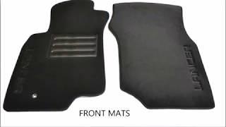 Mitsubishi Lancer IX Carpeted Floor Mats Install, texcarmats