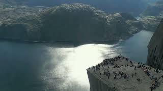 Preikestolen Norway 4K Drone footage 2022