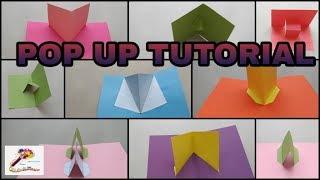 Popup Tutorial 1 - Basic pop up craft |Pop up card | 3D Popup craft | Popup Craft |SS Craft Mantra 1