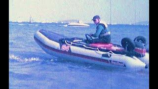 BOMBARD B4 INFLATABLE Vintage Boat trip Super 8mm film 1995