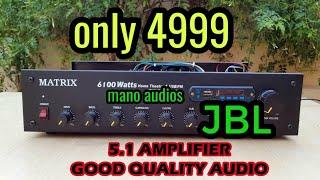 Low price 5.1 amplifier//good audio result//MANO audios