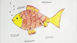 Pencil Shaving Art Ideas  | Drawing With Pencil Shaving | Art Ideas With Pencil Waste