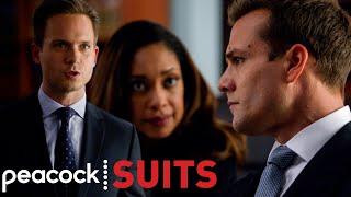 Mike and Harvey Face Off in a Mock Trial | Suits