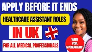 Visa Sponsorship Care Assistant Roles In UK for Overseas Medical Professionals | Free to Apply