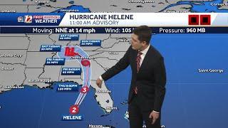 WATCH: Helene set to impact the Triad with rain, wind, flooding, and tornado risk