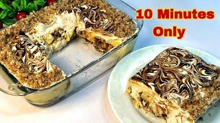 10 Minutes Cold Dessert Recipe With Only 2 Cups Of MilkQuick& Easy Dessert | Custard Trifle Delight