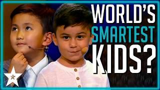 Smartest Kids in the World? Child GENIUSES Who Won the GOLDEN BUZZER! | Kids Got Talent