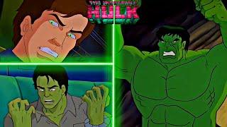 All The Transformations From The Incredible Hulk Cartoon Series (1996 - 1997)