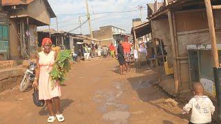 INSIDE HUMBLE LOCAL COMMUNITY  IN AFRICA  UGANDA - KIROMBE