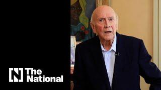 Former South African president FW de Klerk issues posthumous apology for apartheid