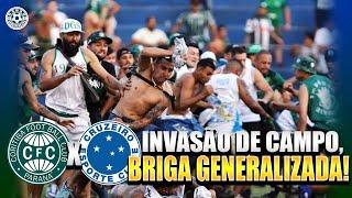 CENAS LAMENTÁVEIS! BRIGA GENERALIZADA ENTRE TORCEDORES DO CORITIBA E CRUZEIRO (IMPÉRIO X MÁFIA AZUL)