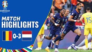 Romania vs Netherlands | 0-3 | Highlights | UEFA Euro 2024 | netherlands vs romania