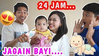 TANTANGAN 24 JAM JAGAIN BAYI LUCU!! BERHASIL GAK YA? | Mikael TubeHD