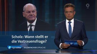 tagesschau in Einfacher Sprache 19:00 Uhr, 11.11.2024